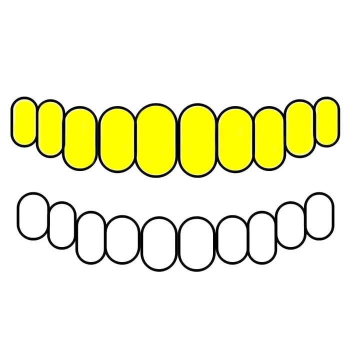 Real Solid 10K Gold or 14K Gold Teeth Permanent Cuts Perm Custom Grillz Bling Cartel PreStyled Sets