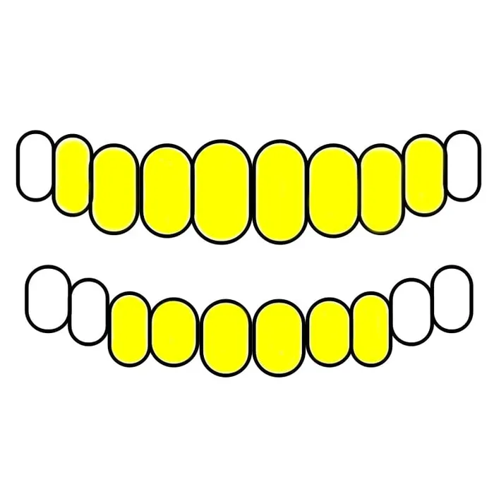 Real Solid 10K Gold or 14K Gold Teeth Permanent Cuts Perm Custom Grillz Bling Cartel PreStyled Sets