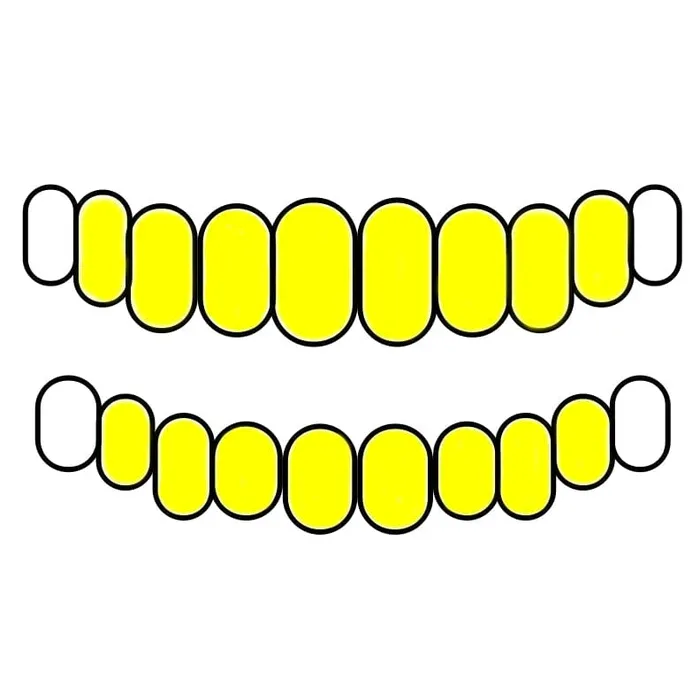 Real Solid 10K Gold or 14K Gold Teeth Permanent Cuts Perm Custom Grillz Bling Cartel PreStyled Sets
