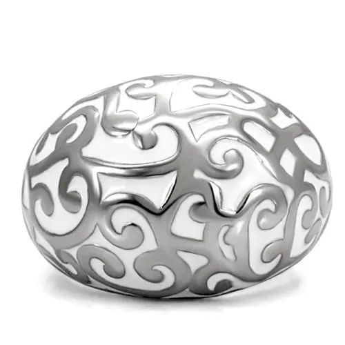 Rings Alamode TK107 High polished no plating Stainless Steel Ring with No Stone