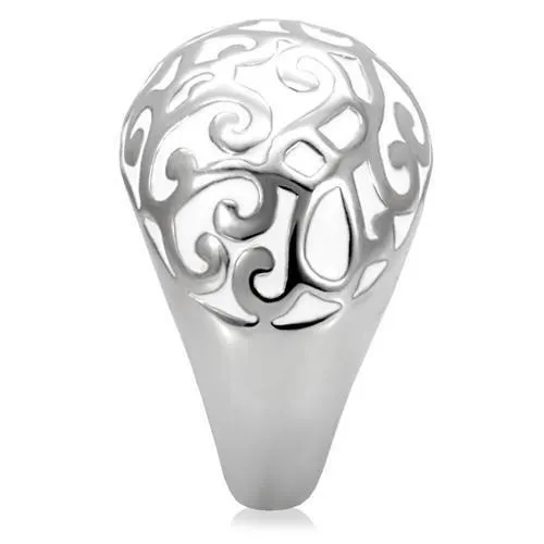 Rings Alamode TK107 High polished no plating Stainless Steel Ring with No Stone