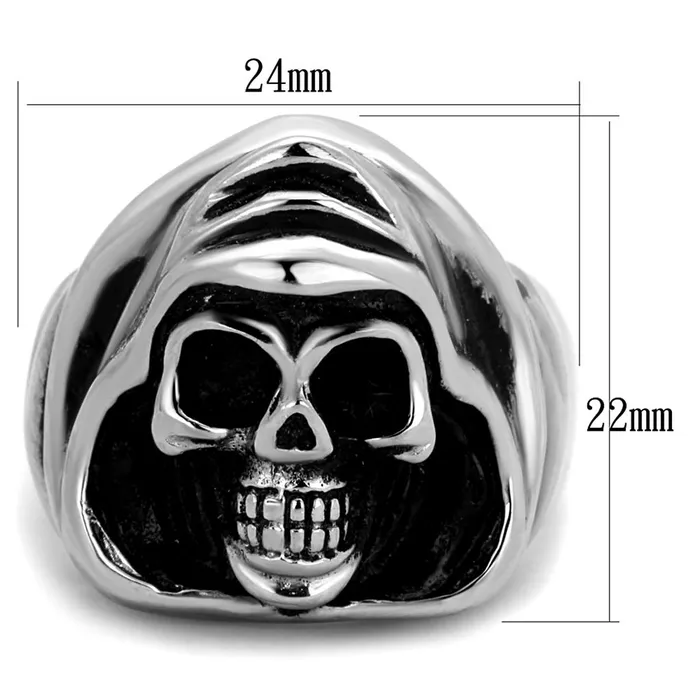 Rings Alamode TK2063 High polished no plating Stainless Steel Ring with No Stone