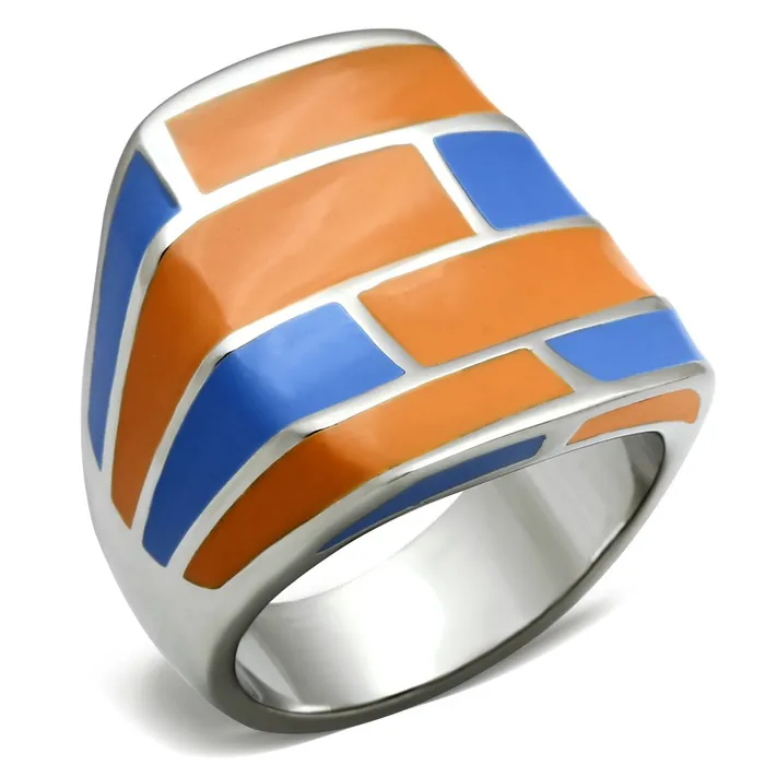 Rings Alamode TK254 High polished no plating Stainless Steel Ring with No Stone