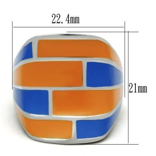 Rings Alamode TK254 High polished no plating Stainless Steel Ring with No Stone