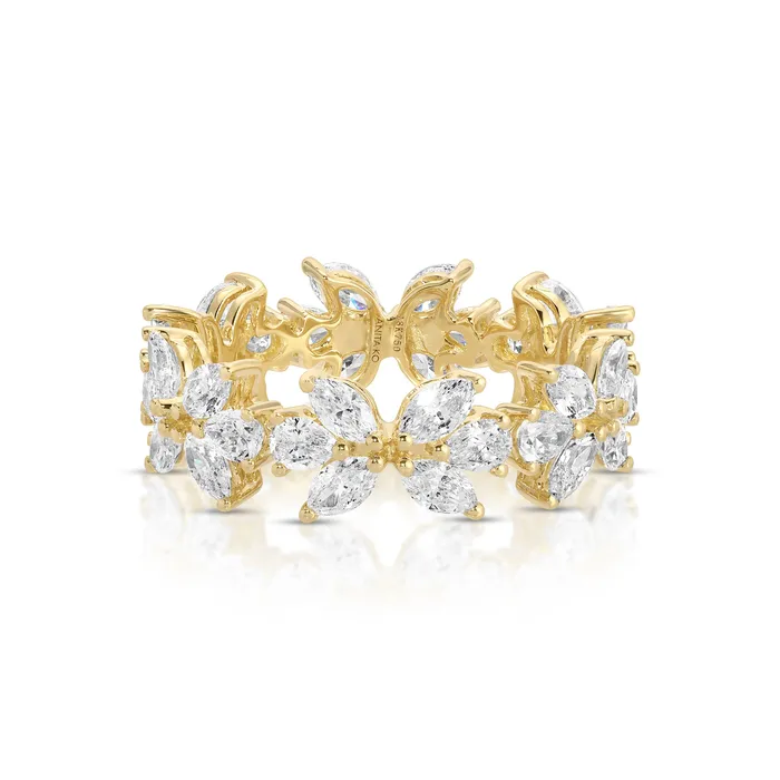 Rings anitako DOUBLE LOTUS DIAMOND RING