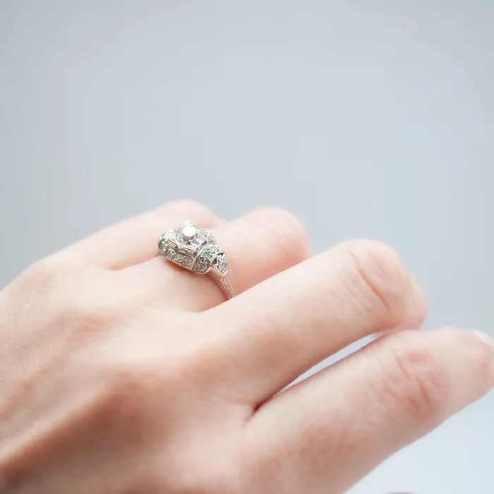 Rings Antique Vintage Jewelry Dapper Diamonds Deco Ring