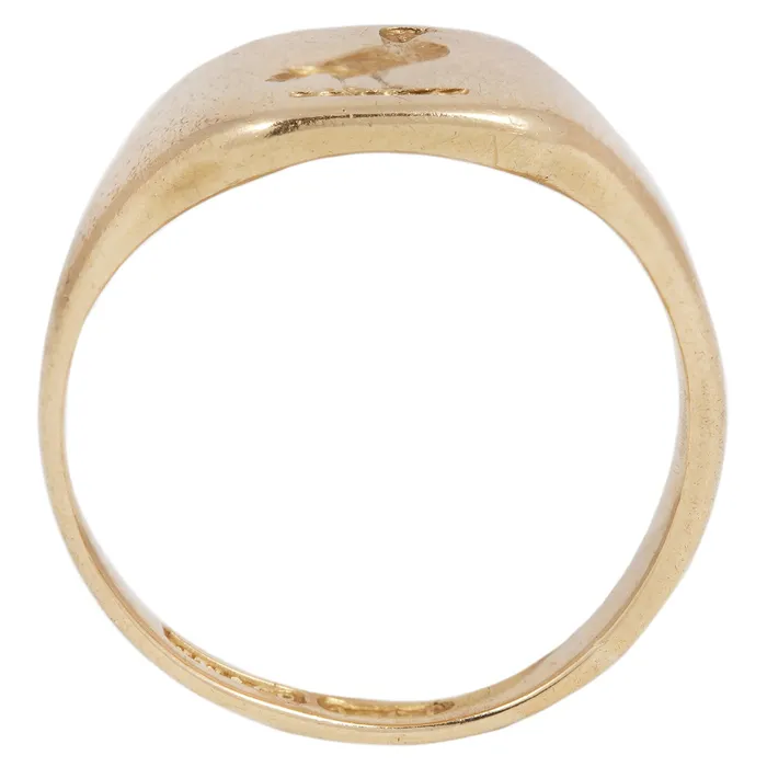 Rings Antique Vintage Jewelry Homing Bird Signet Ring