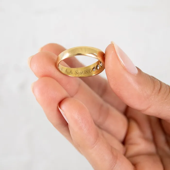 Rings Antique Vintage Jewelry Quintet Star Diamond Ring