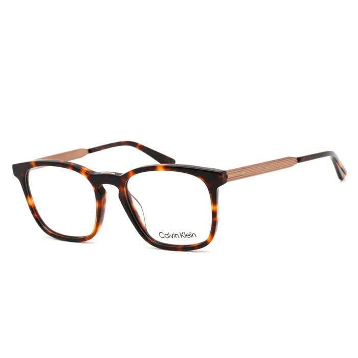 Rings Calvin Klein Calvin Klein Mens Eyeglasses Burgundy Havana Plastic Square Frame CK22503 609