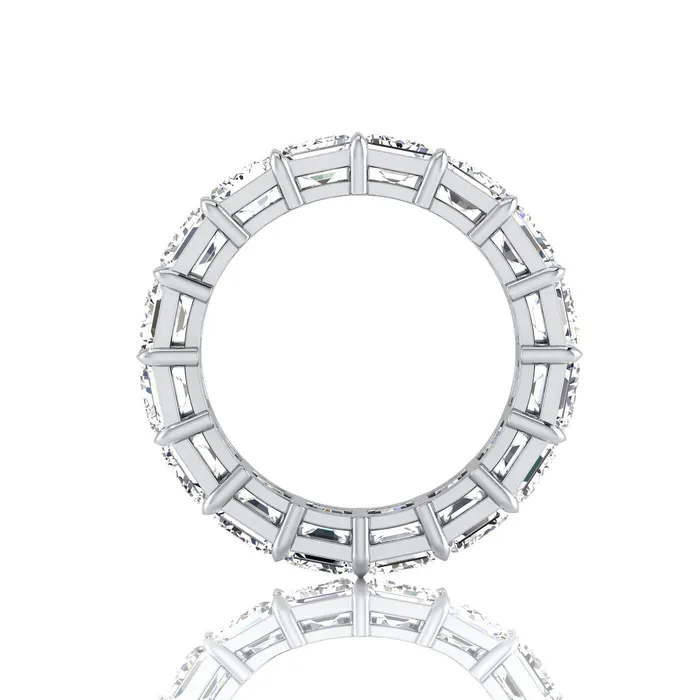 Rings deBebians Emerald Cut Lab Grown Diamond Eternity Ring 1200cttw