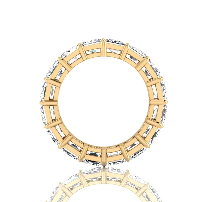 Rings deBebians Emerald Cut Lab Grown Diamond Eternity Ring 1200cttw
