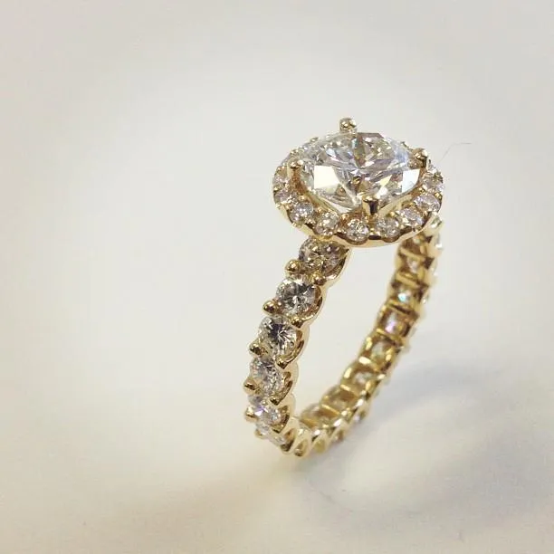 Rings deBebians Eternity Engagement Ring