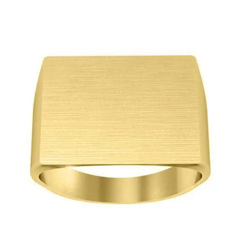 Rings deBebians Square Face Signet Ring 15mm x 19mm
