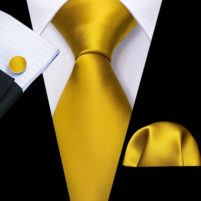 Rings Divine Inspiration Styles BWG VIP Design Collection Mens Fashion Golden Yellow Twill Jacquard 100 Premium High Quality Silk Ties