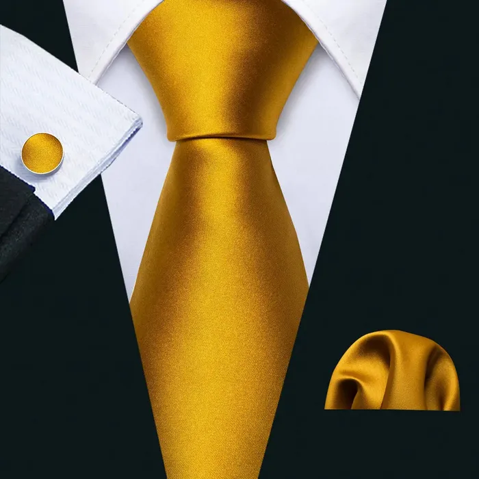 Rings Divine Inspiration Styles BWG VIP Design Collection Mens Fashion Golden Yellow Twill Jacquard 100 Premium High Quality Silk Ties