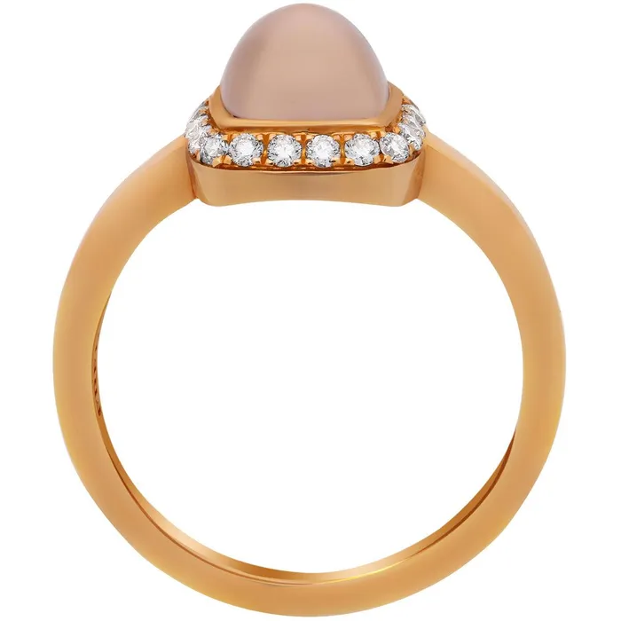 Rings Fred of Paris Fred of Paris Womens Ring Paindesucre Rose Gold Quartz Size 8 4B0685057