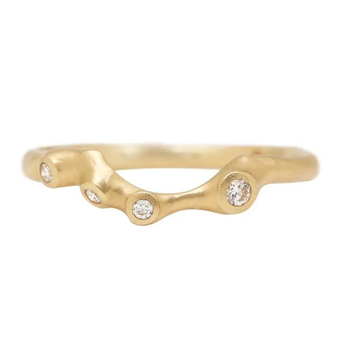 Rings Johnny Ninos Diamond Barnacle Contour Ring