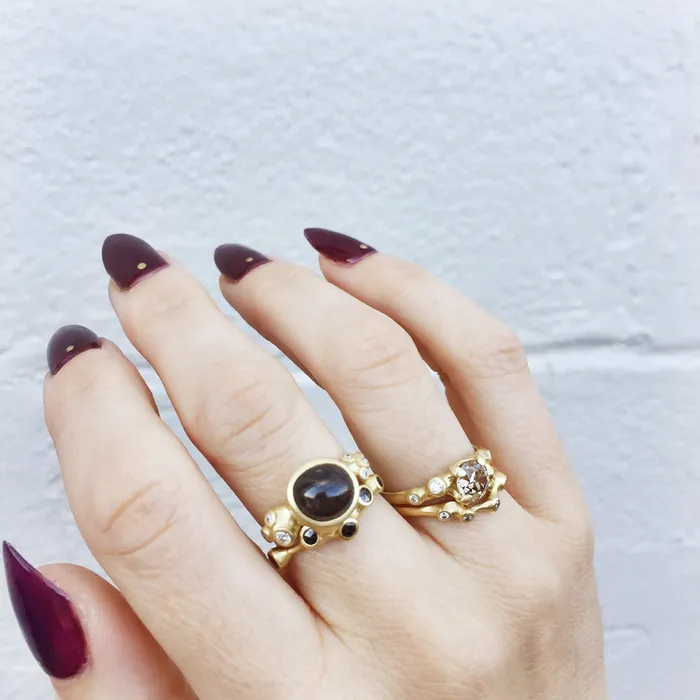 Rings Johnny Ninos Diamond Barnacle Contour Ring