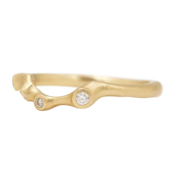 Rings Johnny Ninos Diamond Barnacle Contour Ring