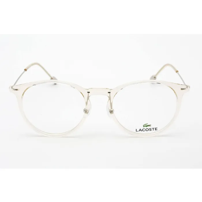Rings Lacoste Lacoste Mens Eyeglasses Clear Lens Nude Transparent Plastic Frame L2846 662