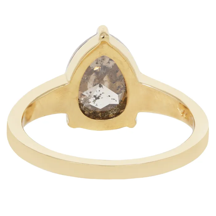 Rings Lauren Wolf Jewelry Stellar Gray Pear Diamond Ring