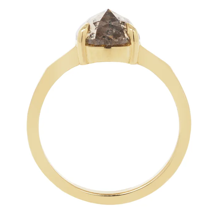 Rings Lauren Wolf Jewelry Stellar Gray Pear Diamond Ring