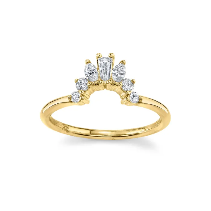 Rings Marrow Fine White Diamond Gemma Ballerina Ring