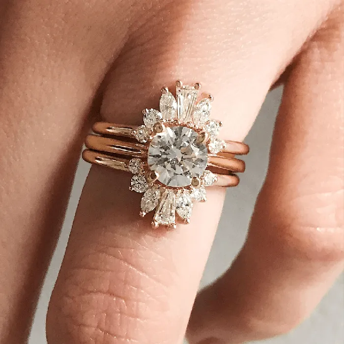 Rings Marrow Fine White Diamond Gemma Ballerina Ring