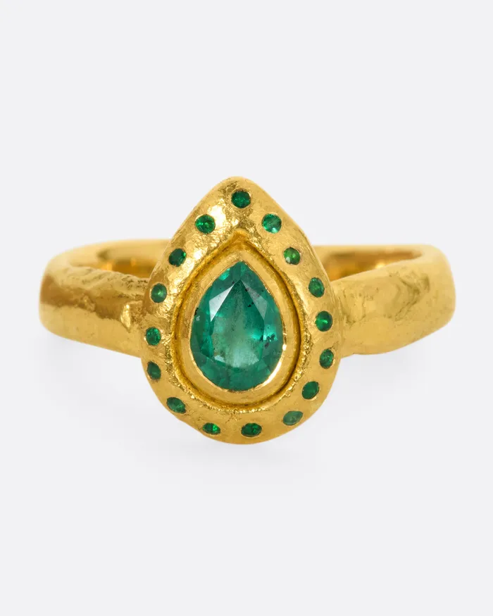 Rings ORAIK Emerald Drop Ring