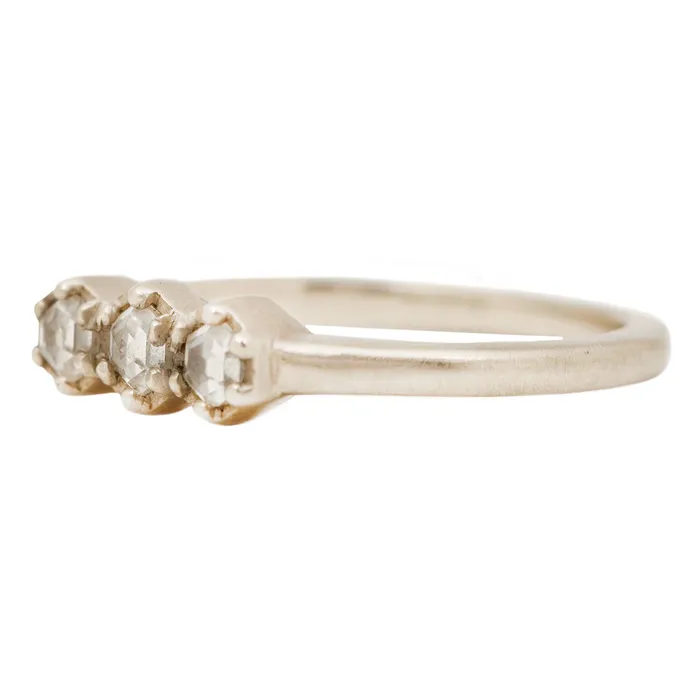 Rings Rebecca Overmann Triple Hex Diamond Ring