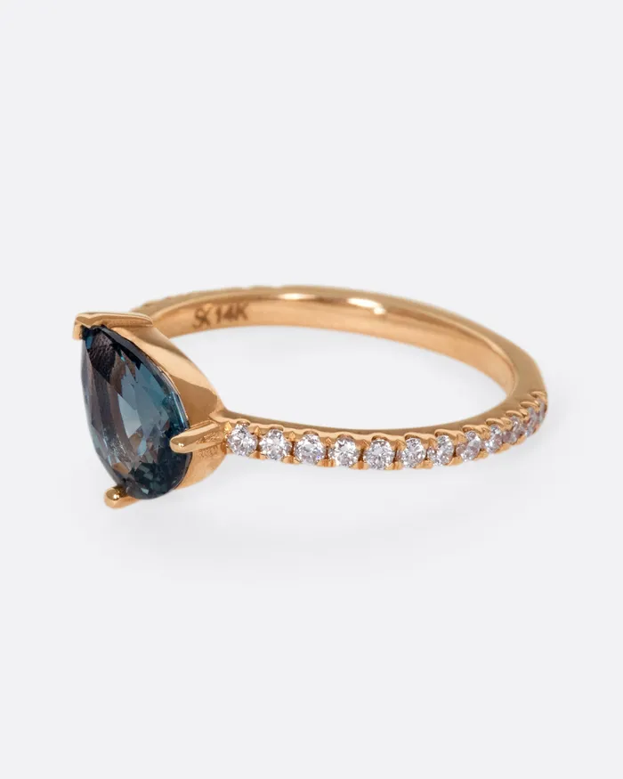 Rings SELIN KENT Sapphire Teardrop Ring