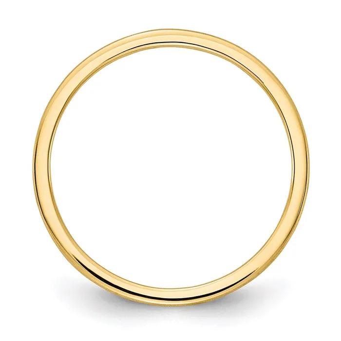 Rings Stackable Expressions 14K Gold 12mm Half Round Satin Stackable Band STK24120Y