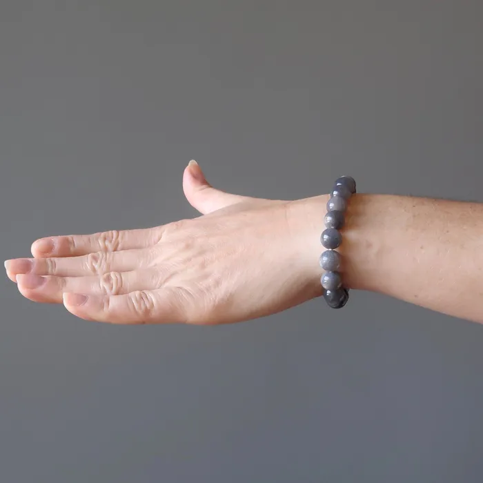 Satin Crystals Bracelets Black Moonstone Bracelet New Opportunities