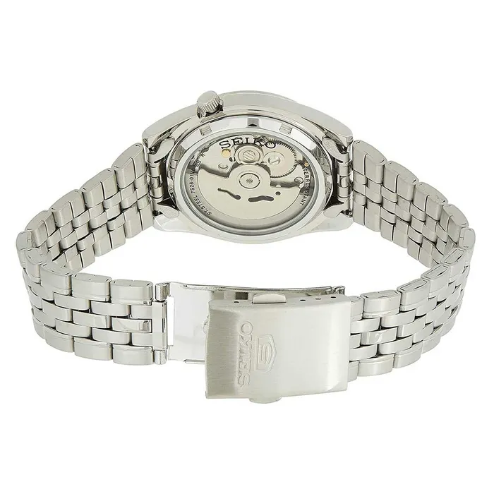 SEIKO Seiko Mens Automatic Watch 5 Sports Blue Dial Stainless Steel Bracelet SNK371K1 Bracelets