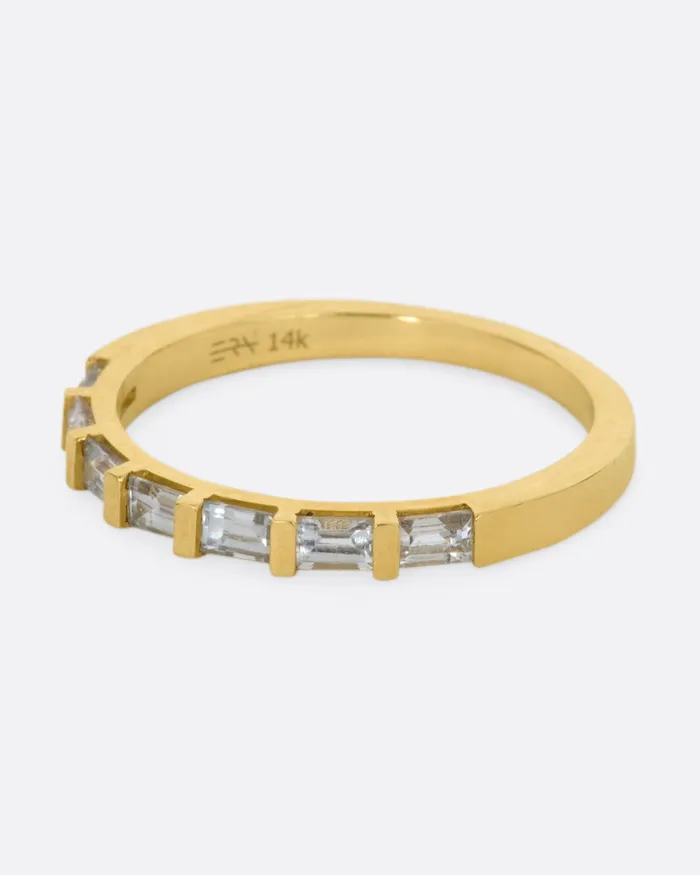 Seventh Brick Baguette Ring Era Rings