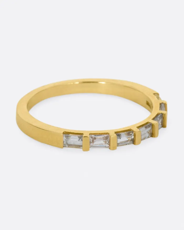Seventh Brick Baguette Ring Era Rings