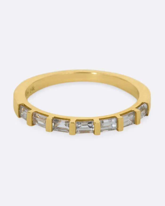 Seventh Brick Baguette Ring Era Rings