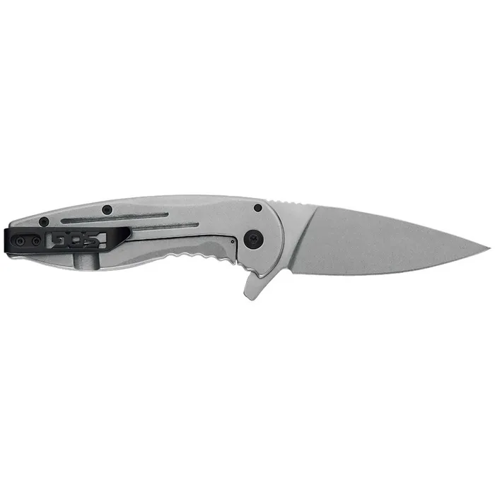 SOG Earrings SOG Folding Knife Aegis FLK Stonewashed Plain Drop Point Steel Blade 14410242