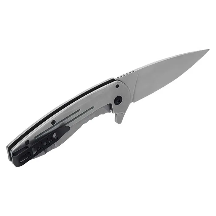 SOG Earrings SOG Folding Knife Aegis FLK Stonewashed Plain Drop Point Steel Blade 14410242
