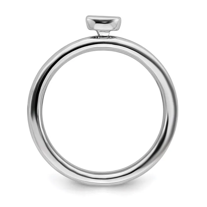 Sterling Silver Stackable Expressions Pink Tourmaline Ring QSK2133 Stackable Expressions Rings