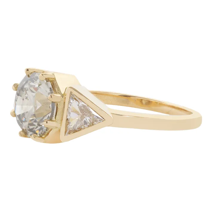 Stormy Diamond Vega Ring Lauren Wolf Jewelry Rings