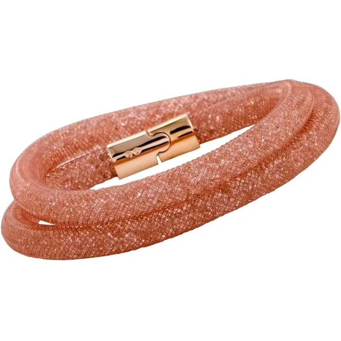 Swarovski Bracelets Swarovski Womens Bracelet Stardust Elegant Rose Double Wrap Medium 5089853