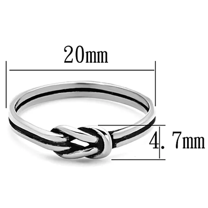 TK1239 High polished no plating Stainless Steel Ring with No Stone Alamode Rings