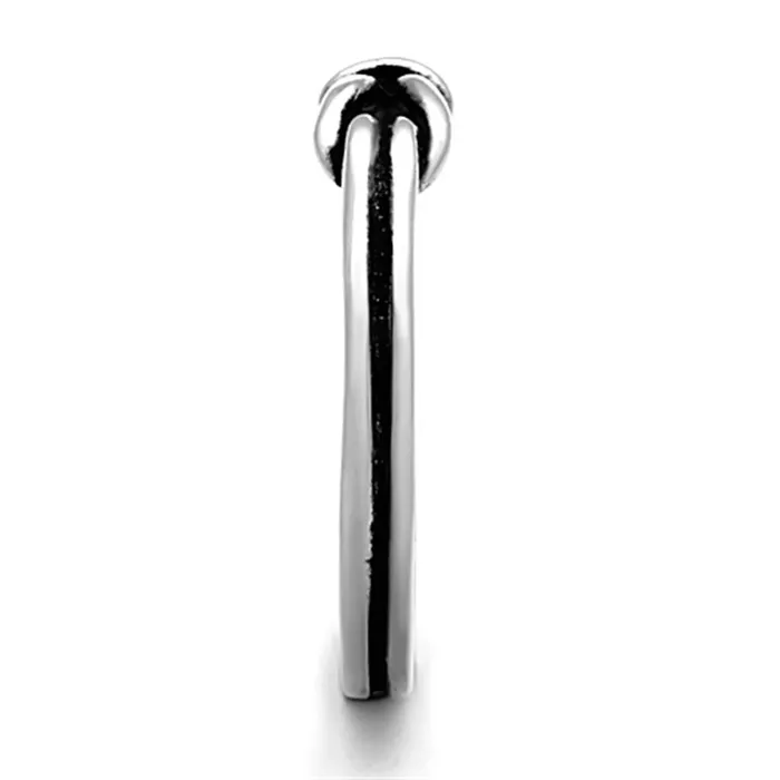 TK1239 High polished no plating Stainless Steel Ring with No Stone Alamode Rings