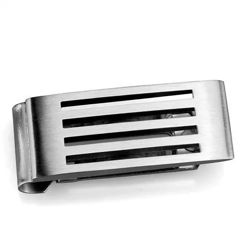 TK2074 High polished no plating Stainless Steel Money clip with No Stone Alamode Bracelets