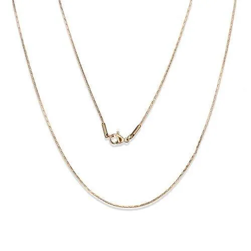 TK2439R IP Rose GoldIon Plating Stainless Steel Chain with No Stone Alamode Bracelets