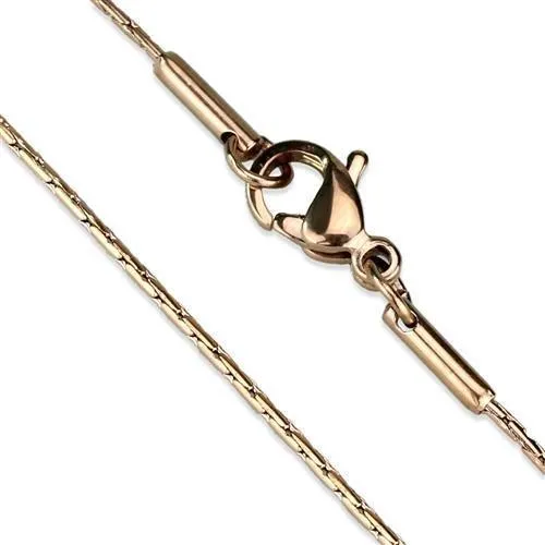 TK2439R IP Rose GoldIon Plating Stainless Steel Chain with No Stone Alamode Bracelets