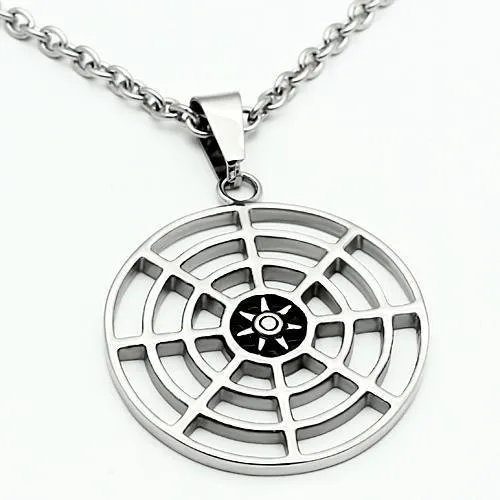 TK563 High polished no plating Stainless Steel Necklace with No Stone Alamode Necklaces