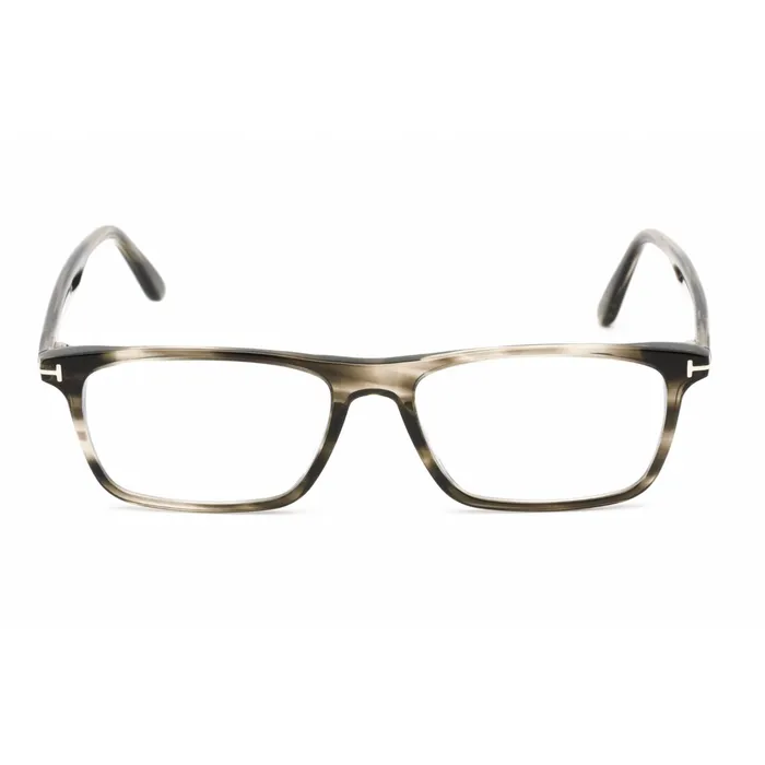 Tom Ford Tom Ford Mens Eyeglasses HavanaOther Rectangular Frame 56 mm FT5681B 056 Rings