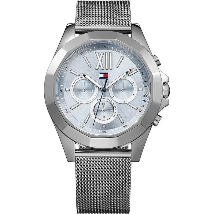 Tommy Hilfiger Womens Quartz Watch Chelsea Light Blue Dial Mesh Bracelet 1781846 Tommy Hilfiger Bracelets